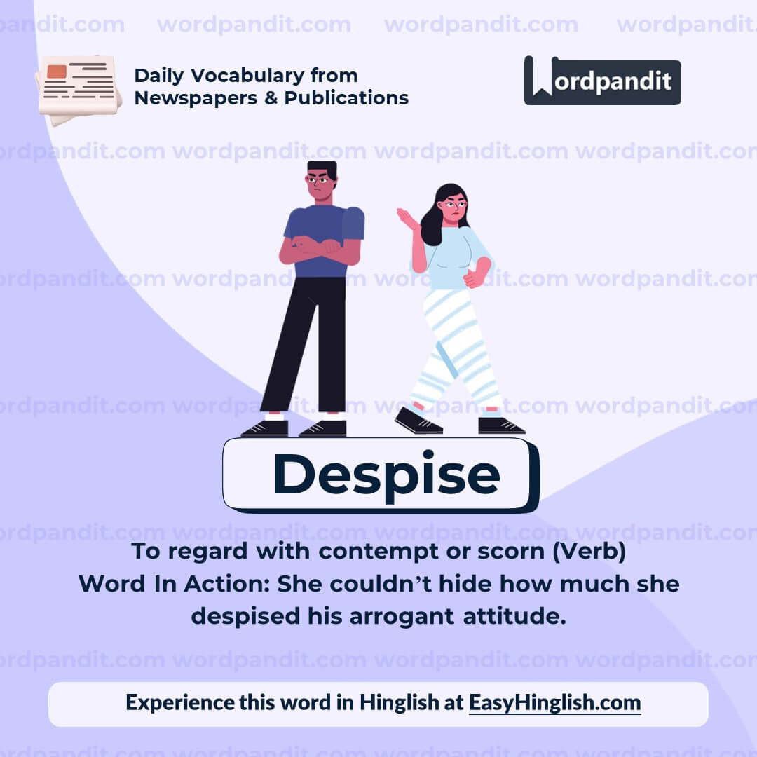 Despise Vocabulary Post