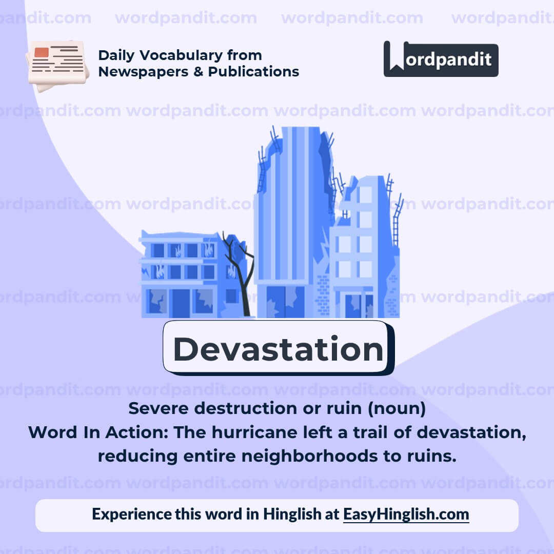 Devastation Vocabulary Post Devastation Vocabulary Post
