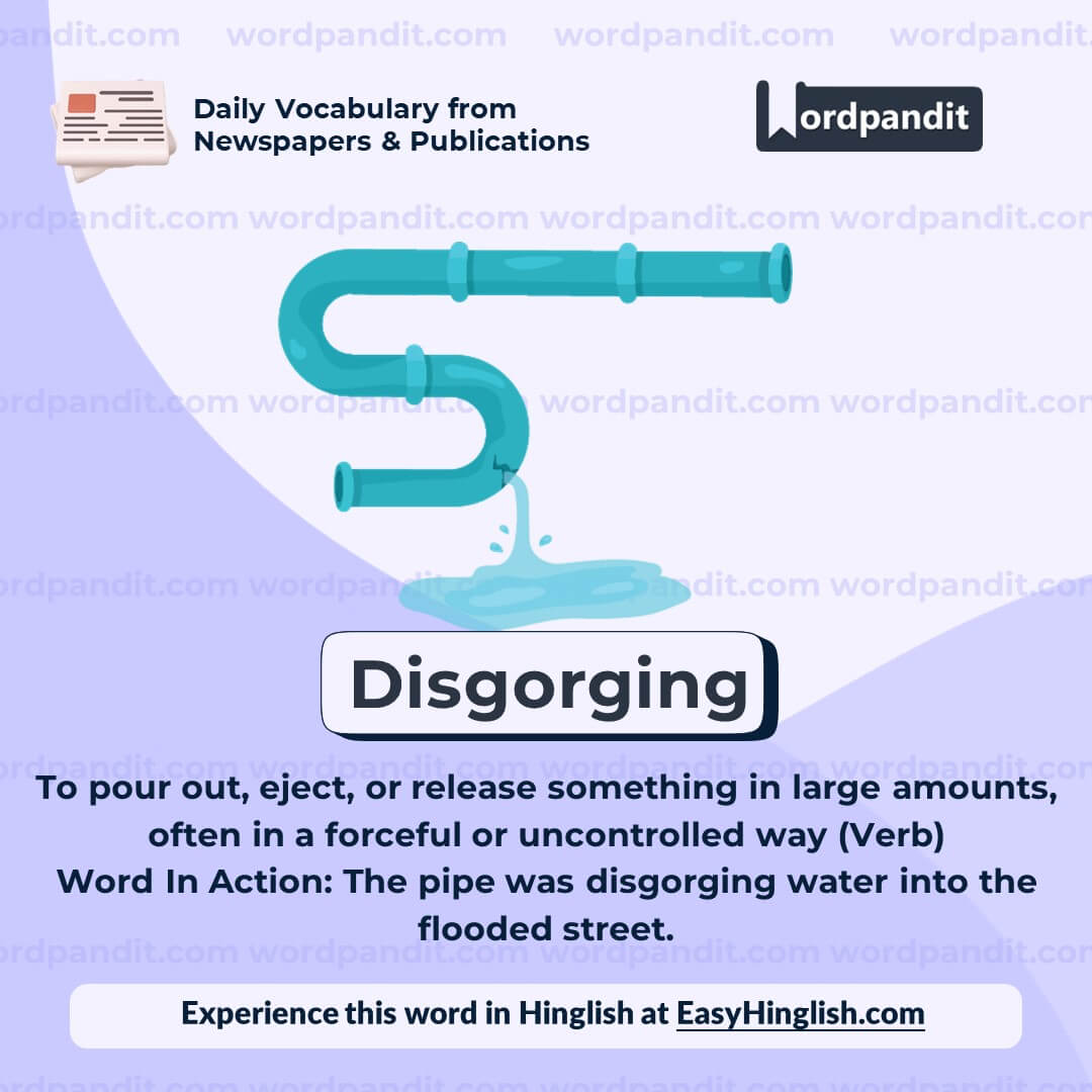 Disgorging Vocabulary Post