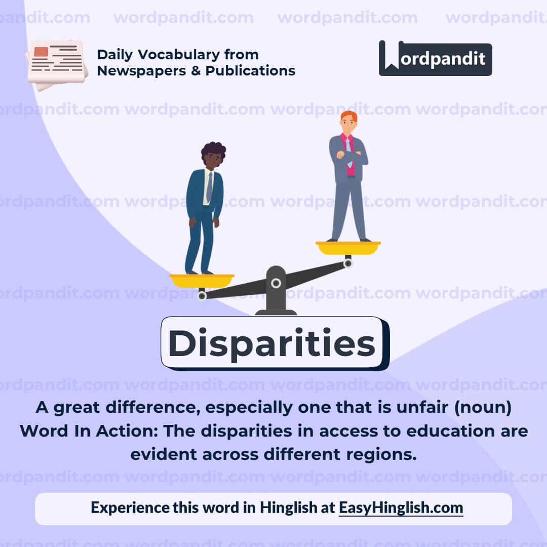 Disparities Vocabulary Post