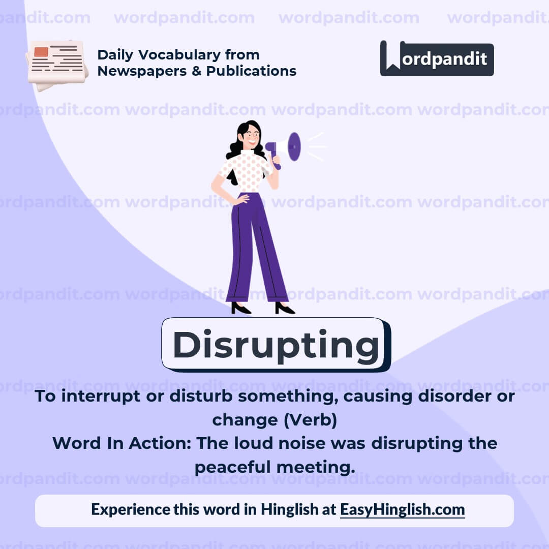 Disrupting Vocabulary Post