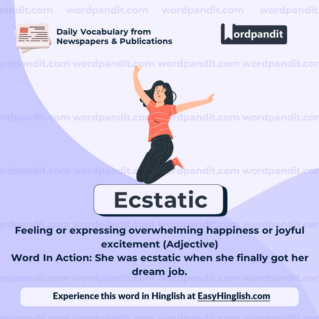 Ecstatic Vocabulary Post