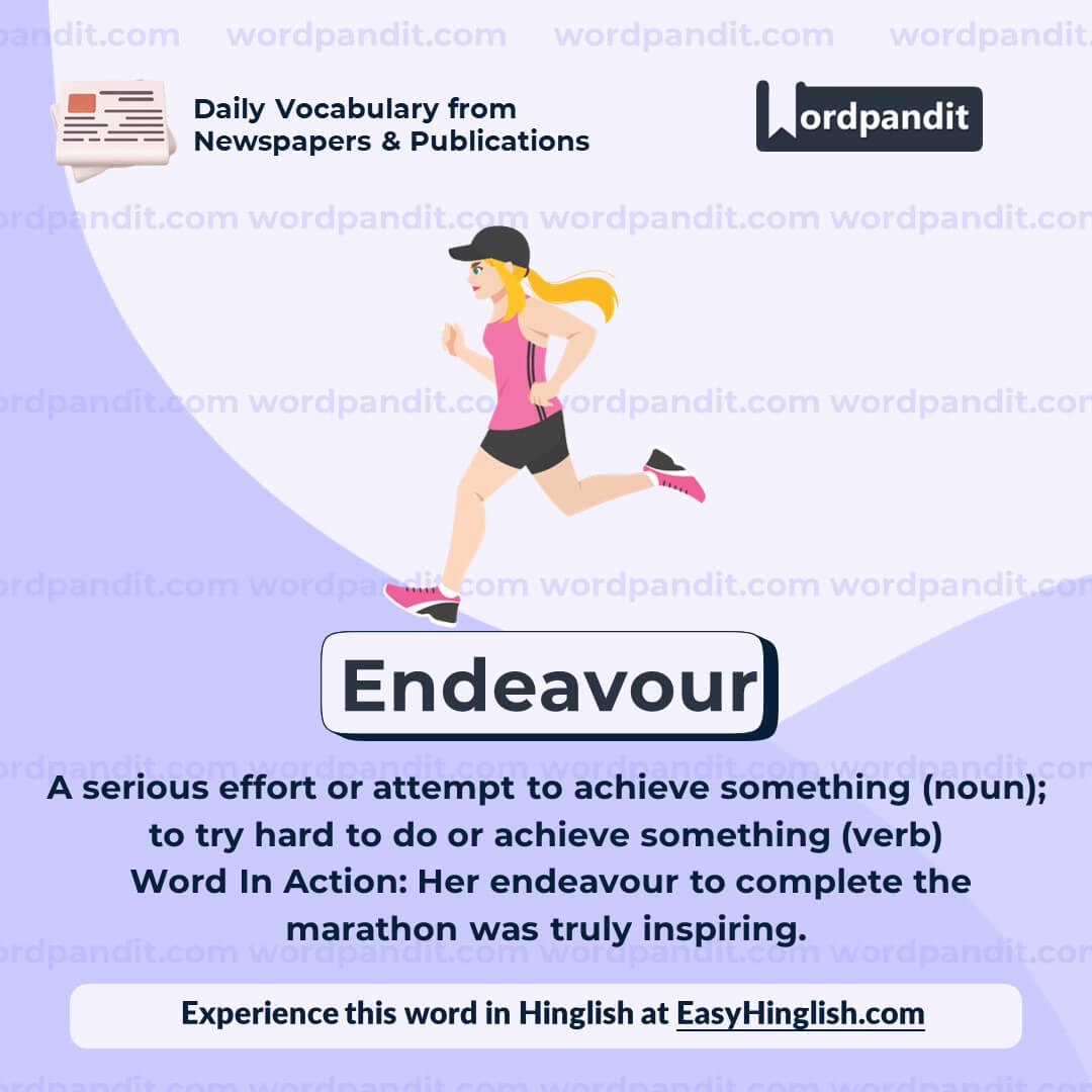 Endeavour Vocabulary Post