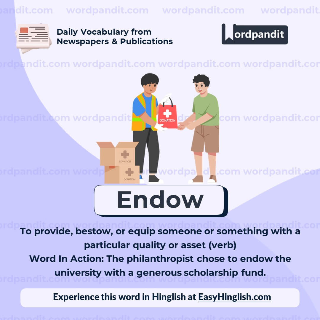 Endow Vocabulary Post