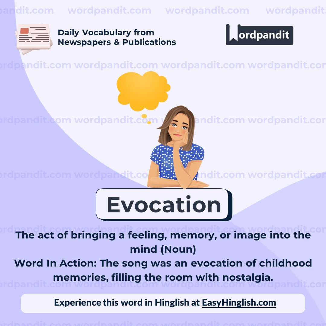 Evocation Vocabulary Post