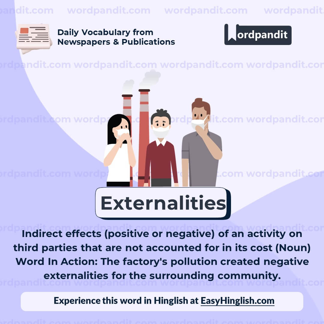Externalities Vocabulary Post