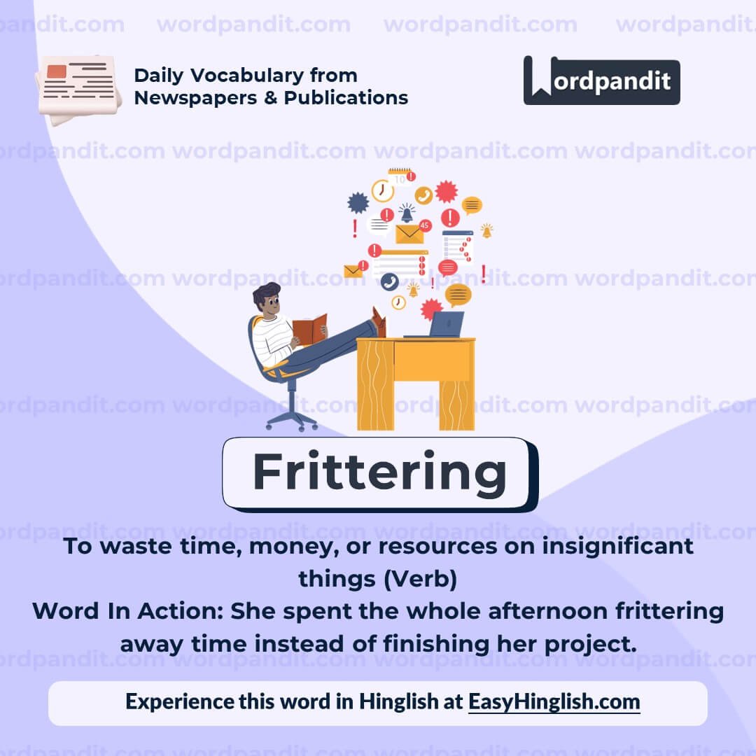 Frittering Vocabulary Post