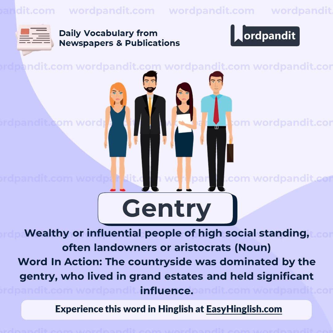 Gentry Vocabulary Post