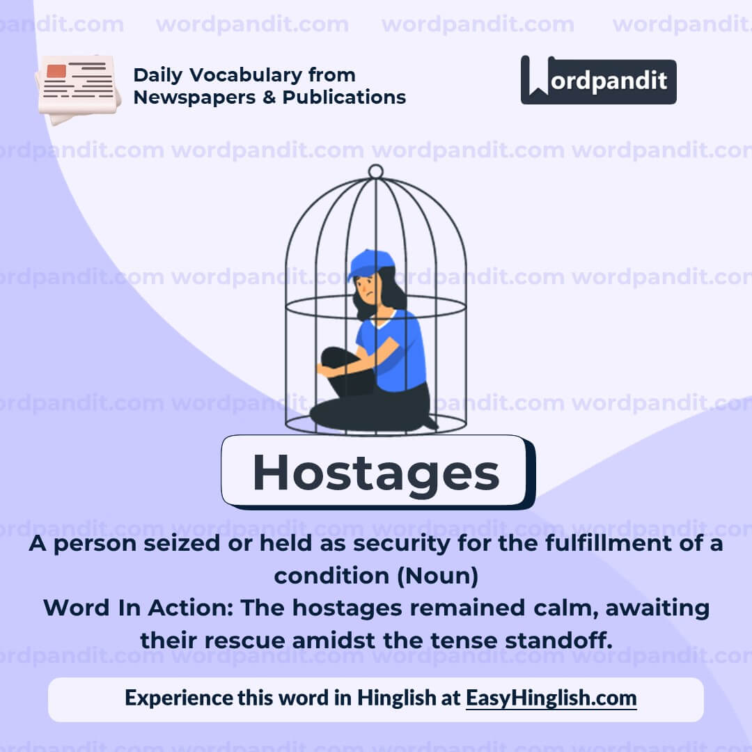 Hostages Vocabulary Post