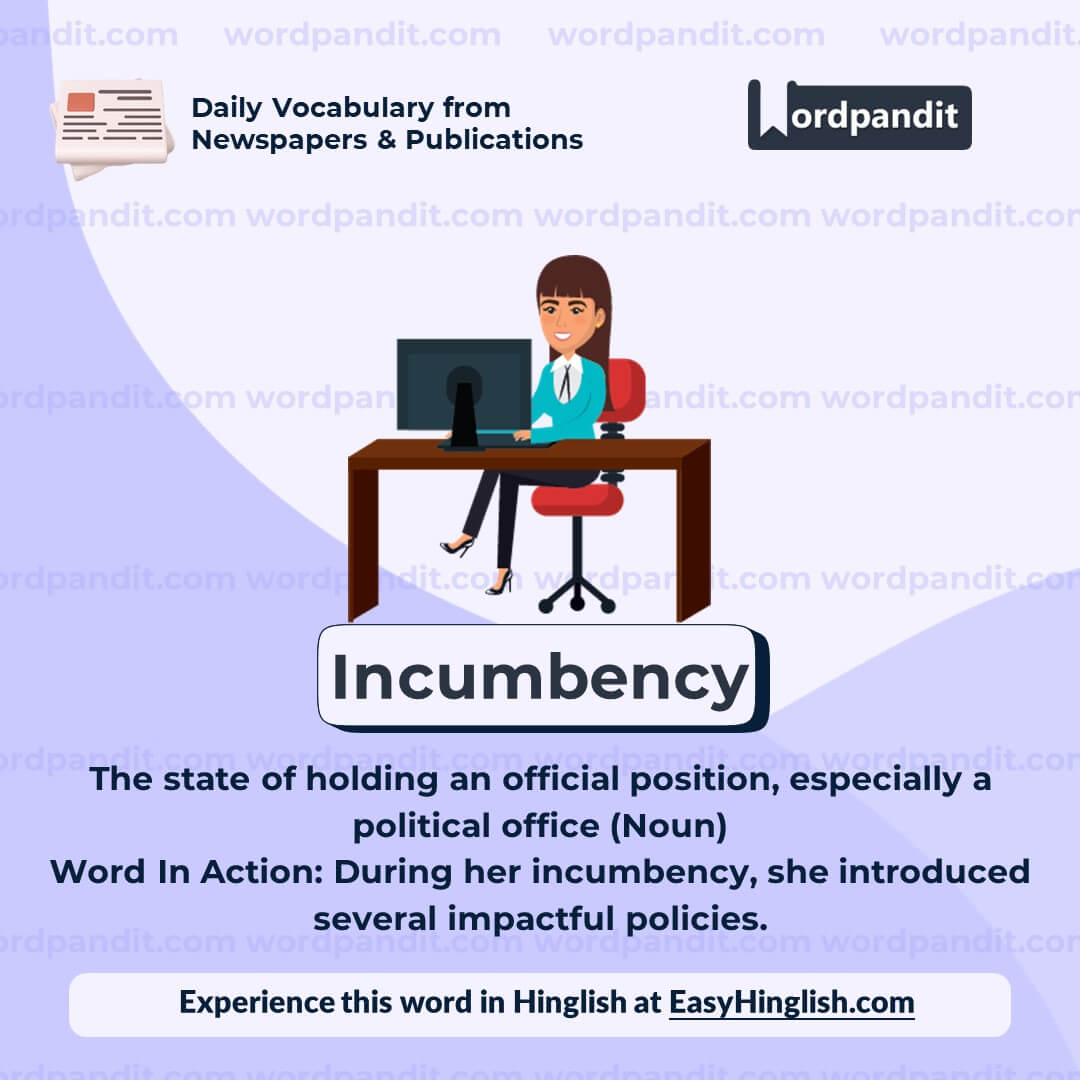 Incumbency Vocabulary Post
