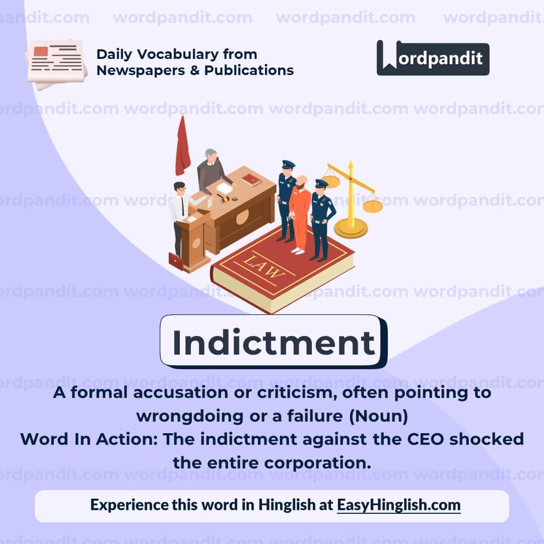 Indictment Vocabulary Post Indictment Vocabulary Post