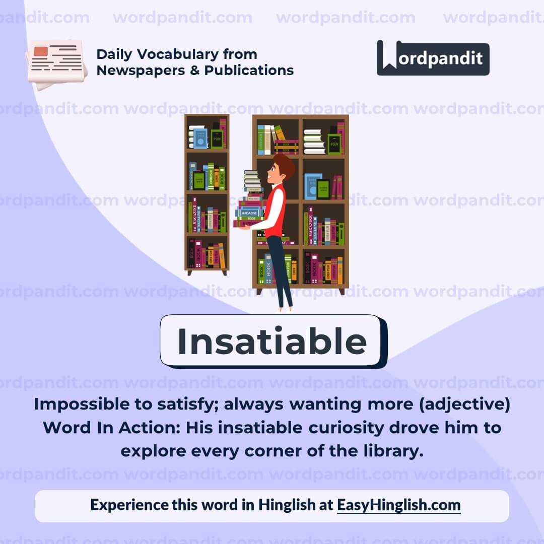 Insatiable Vocabulary Post