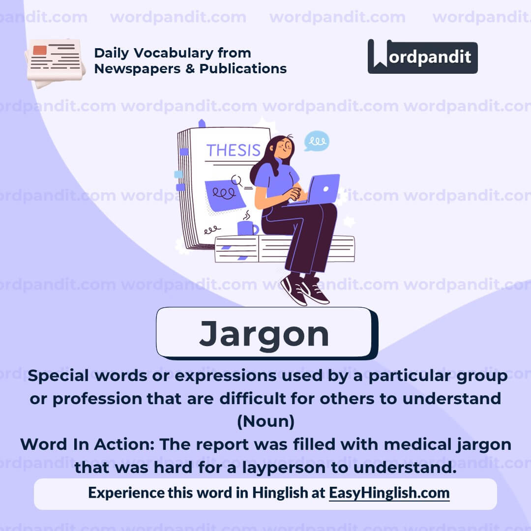 Jargon Vocabulary Post