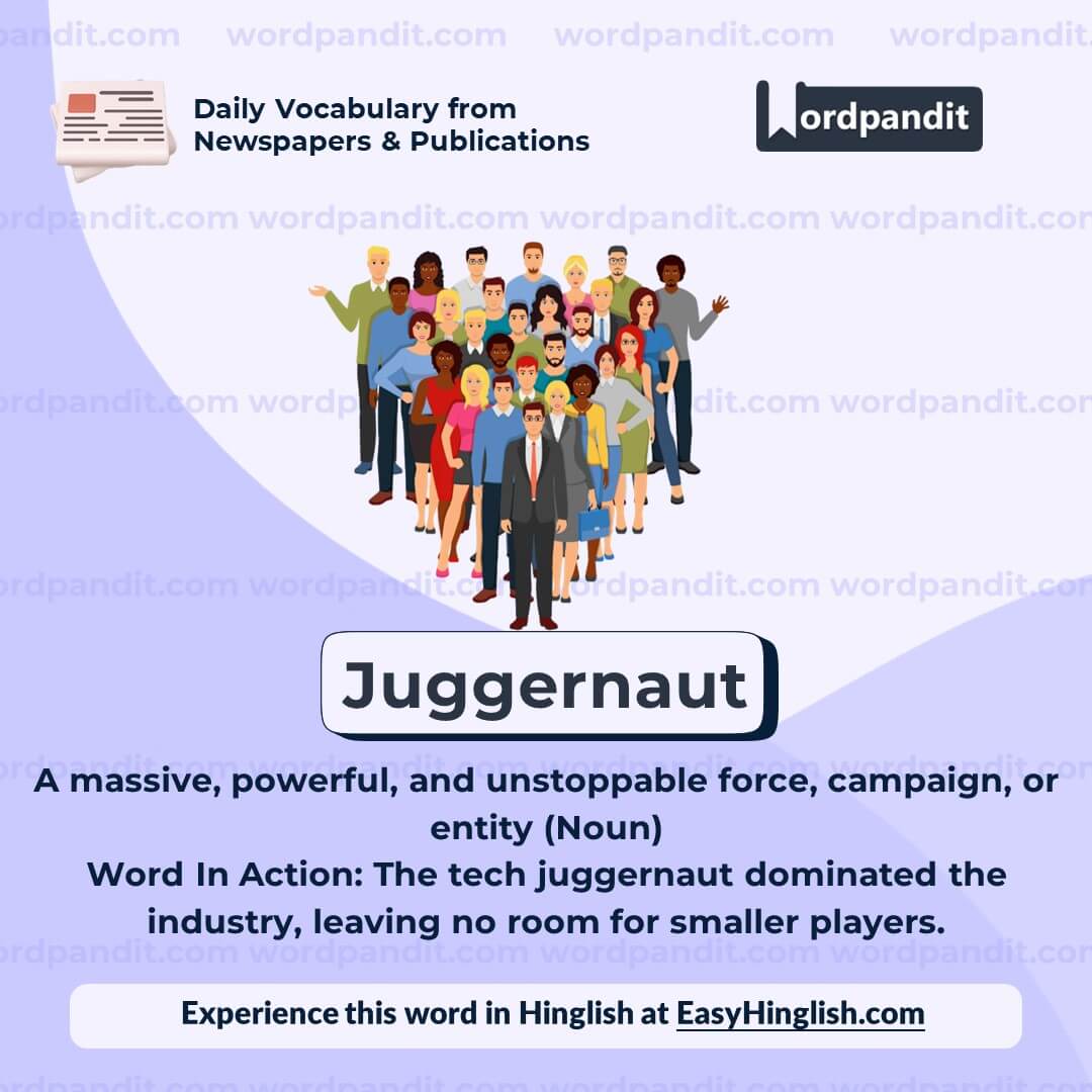 Juggernaut Vocabulary Post