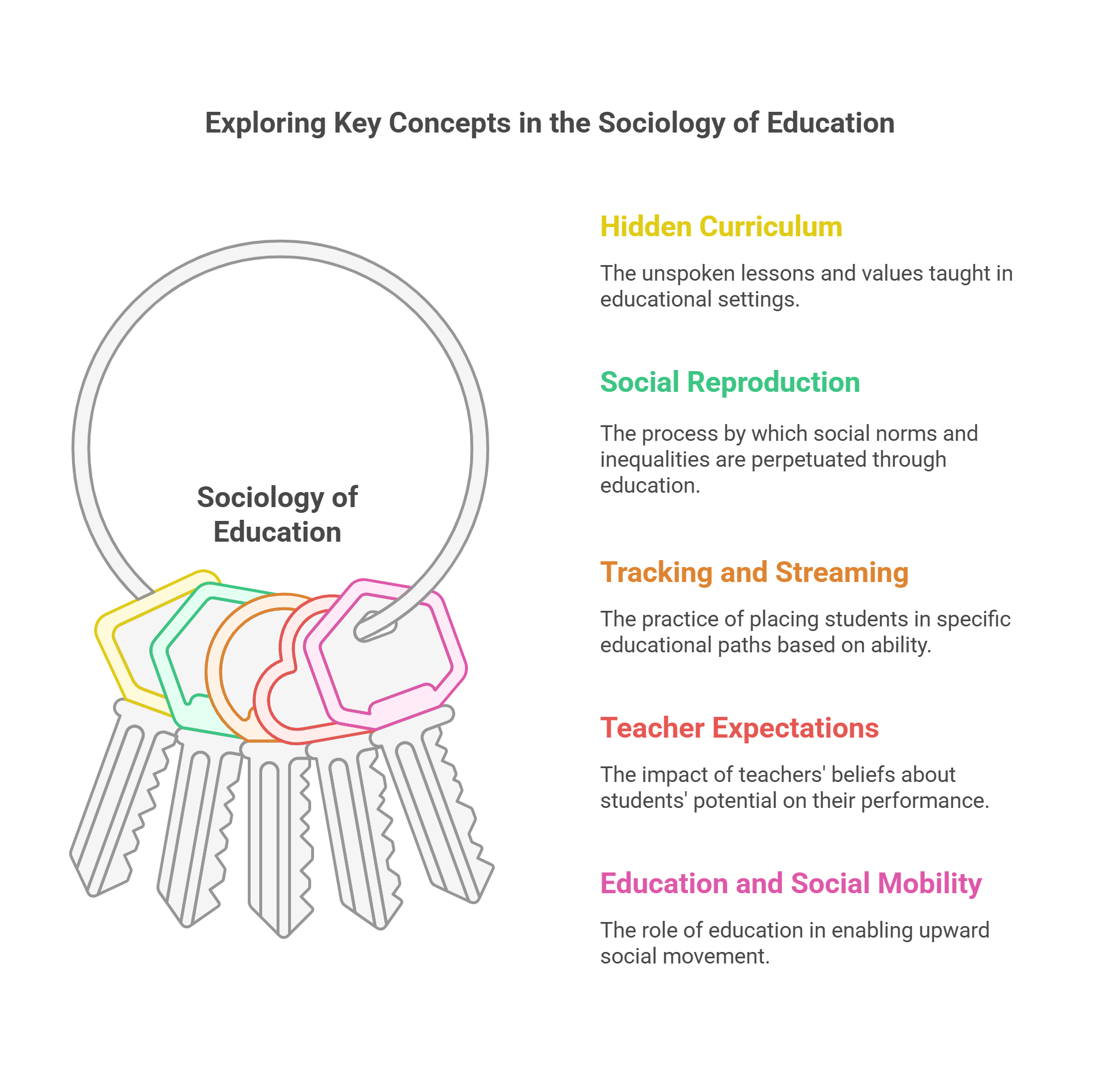 Key Concepts In The Sociology Of Education