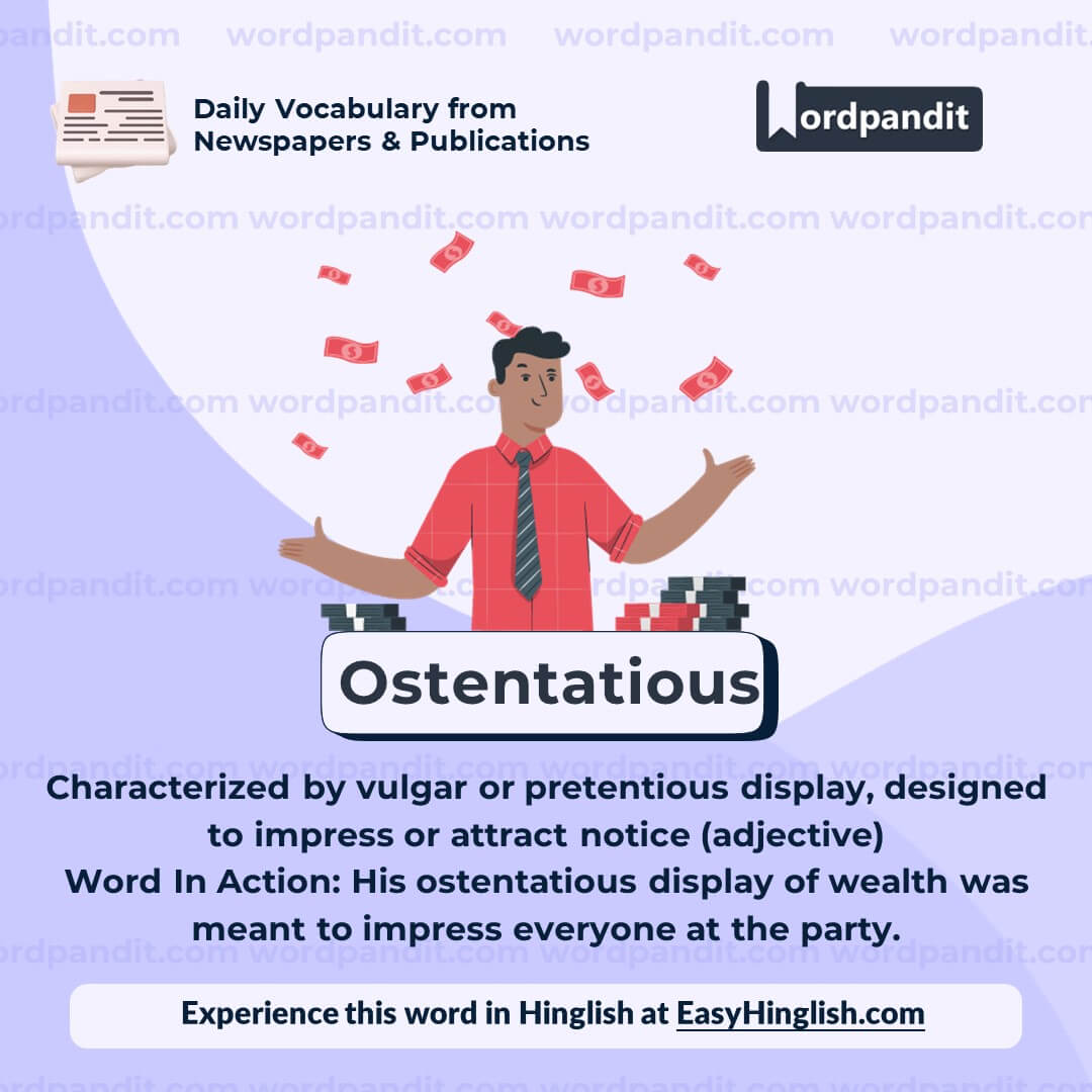 Ostentatious Vocabulary Post
