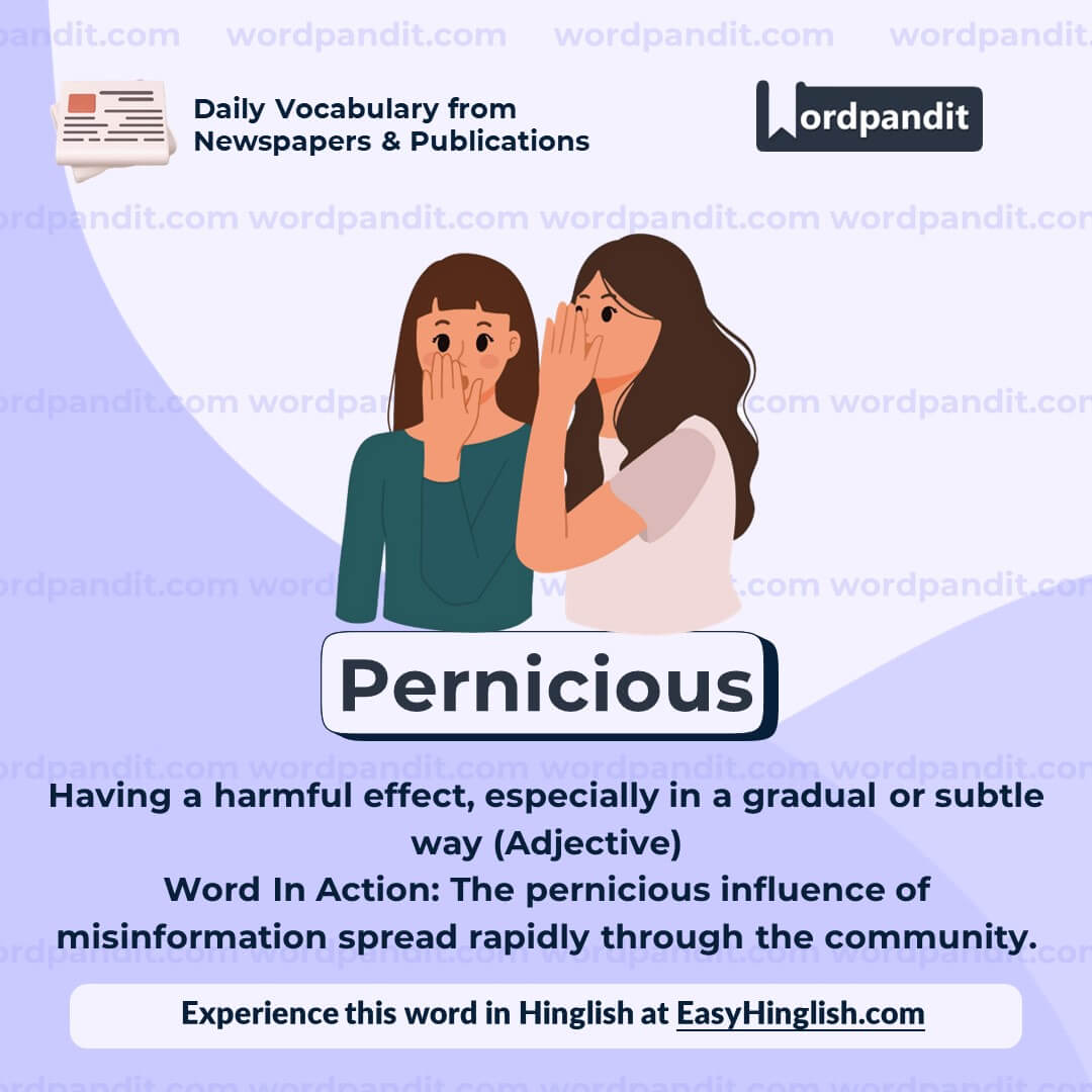 Pernicious Vocabulary Post