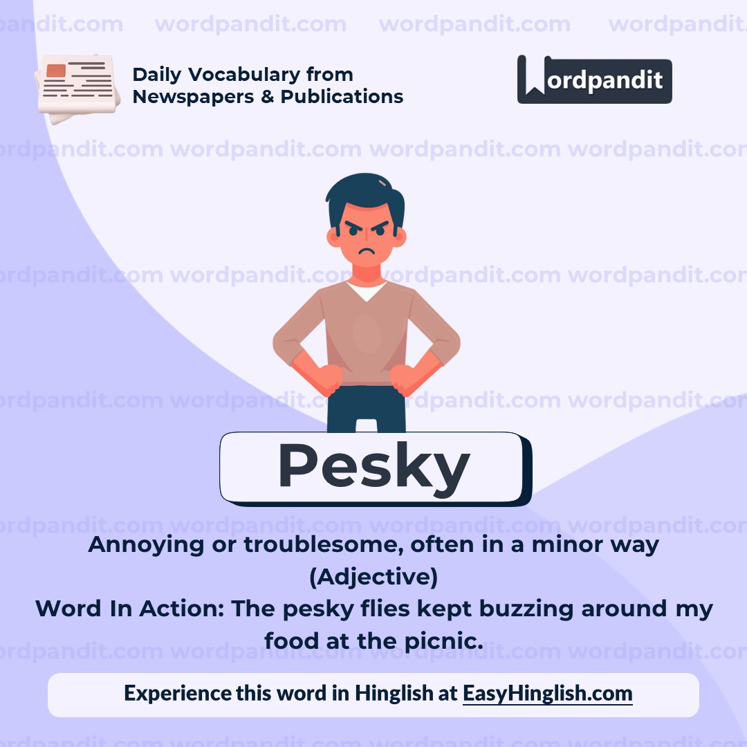 Pesky Vocabulary Post