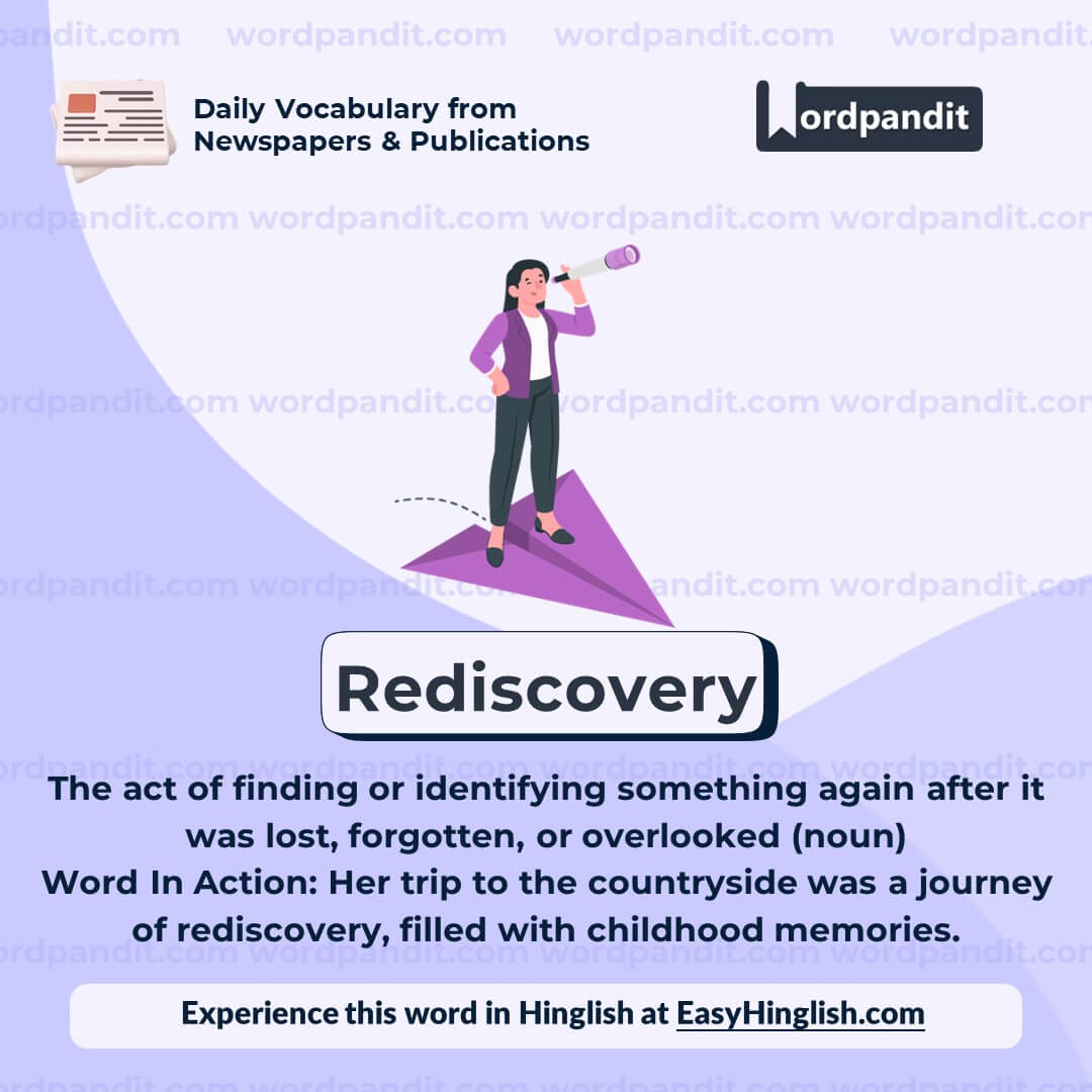 Rediscovery Vocabulary Post