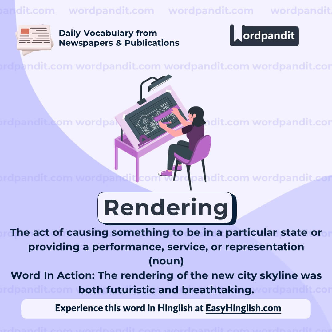 Rendering Vocabulary Post