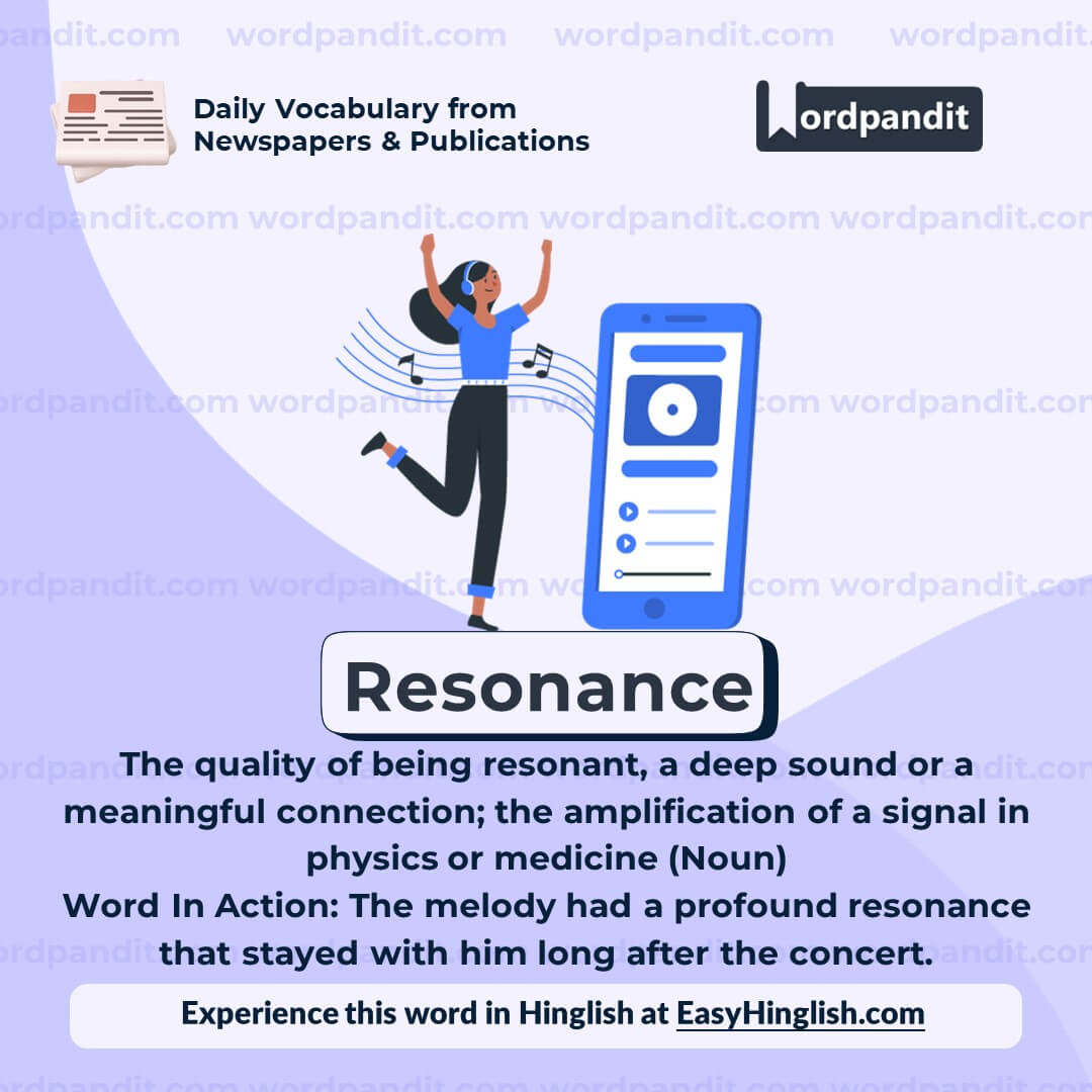 Resonance Vocabulary Post