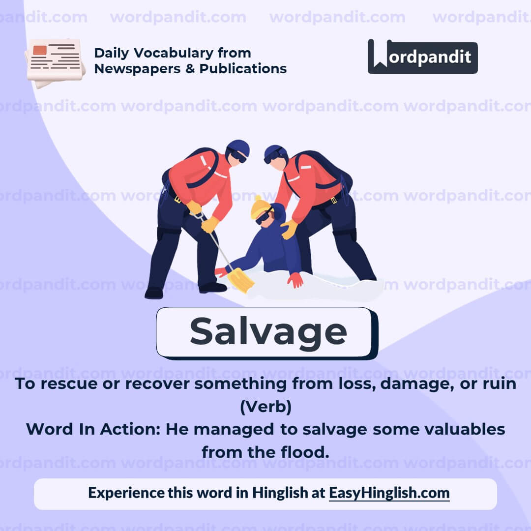 Salvage Vocabulary Post Salvage Vocabulary Post