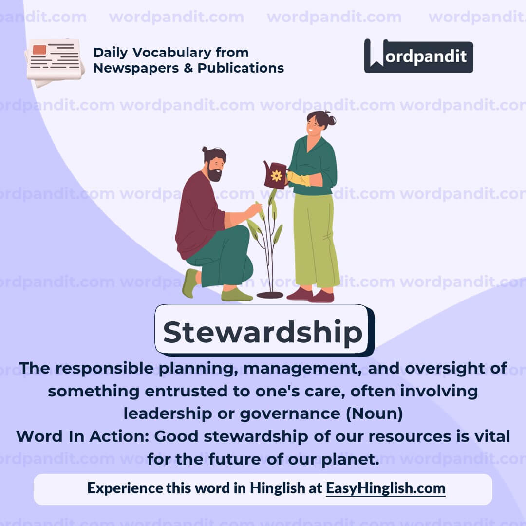 Stewardship Vocabulary Post