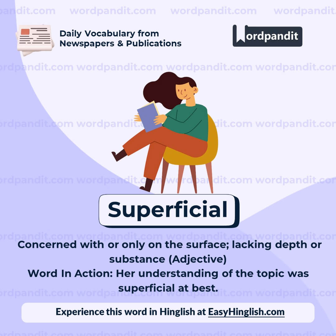 Superficial Vocabulary Post