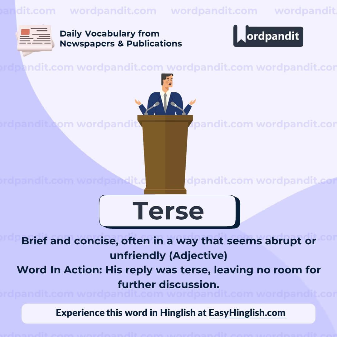 Terse Vocabulary Post