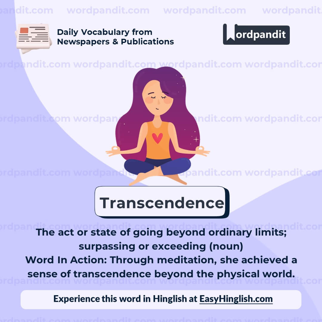 Transcendence Vocabulary Post