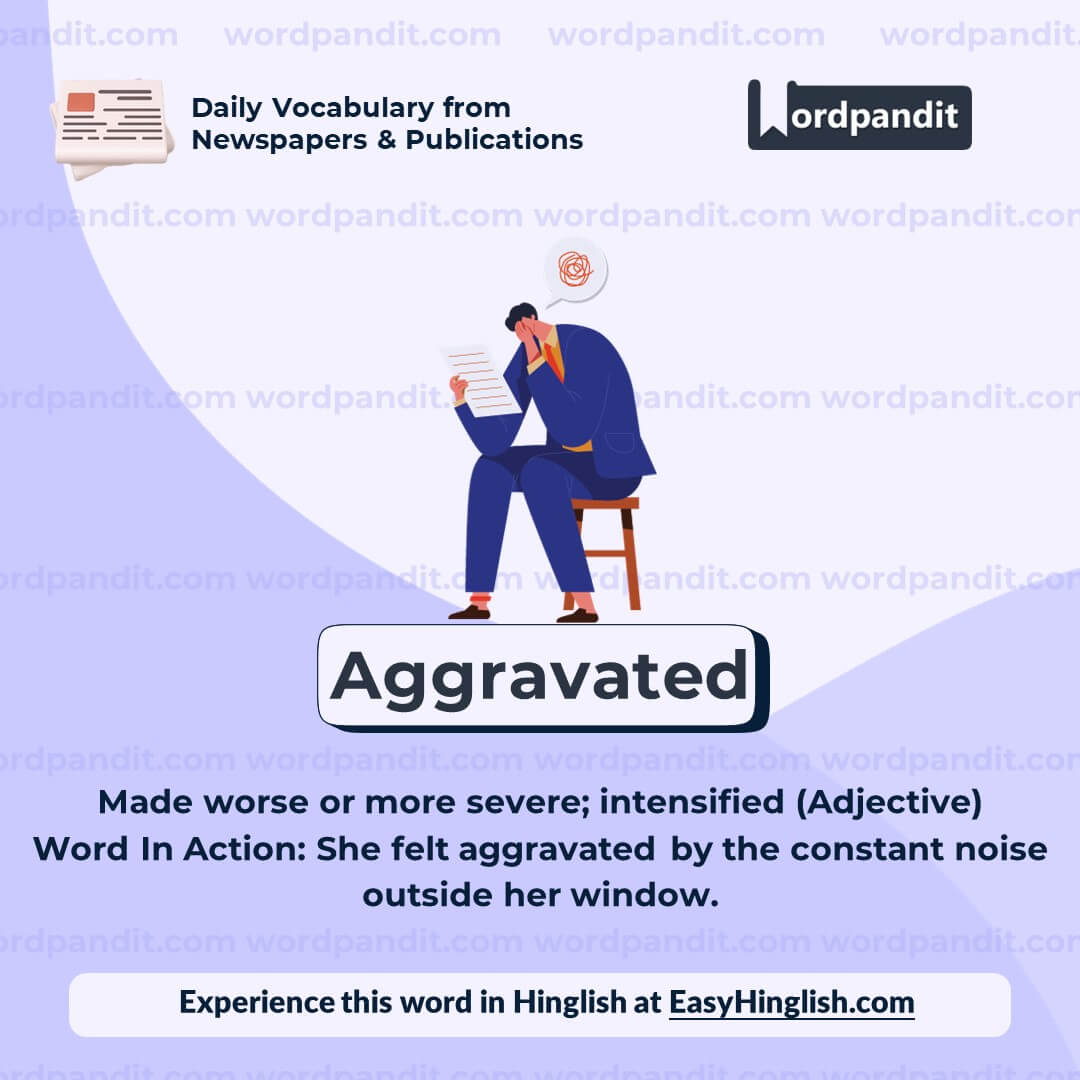 Aggravated Vocabulary Post Aggravated Vocabulary Post