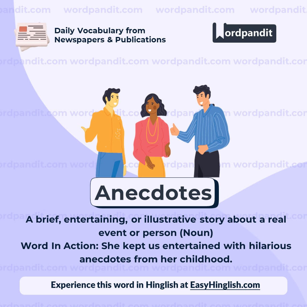 Anecdotes Vocabulary Post