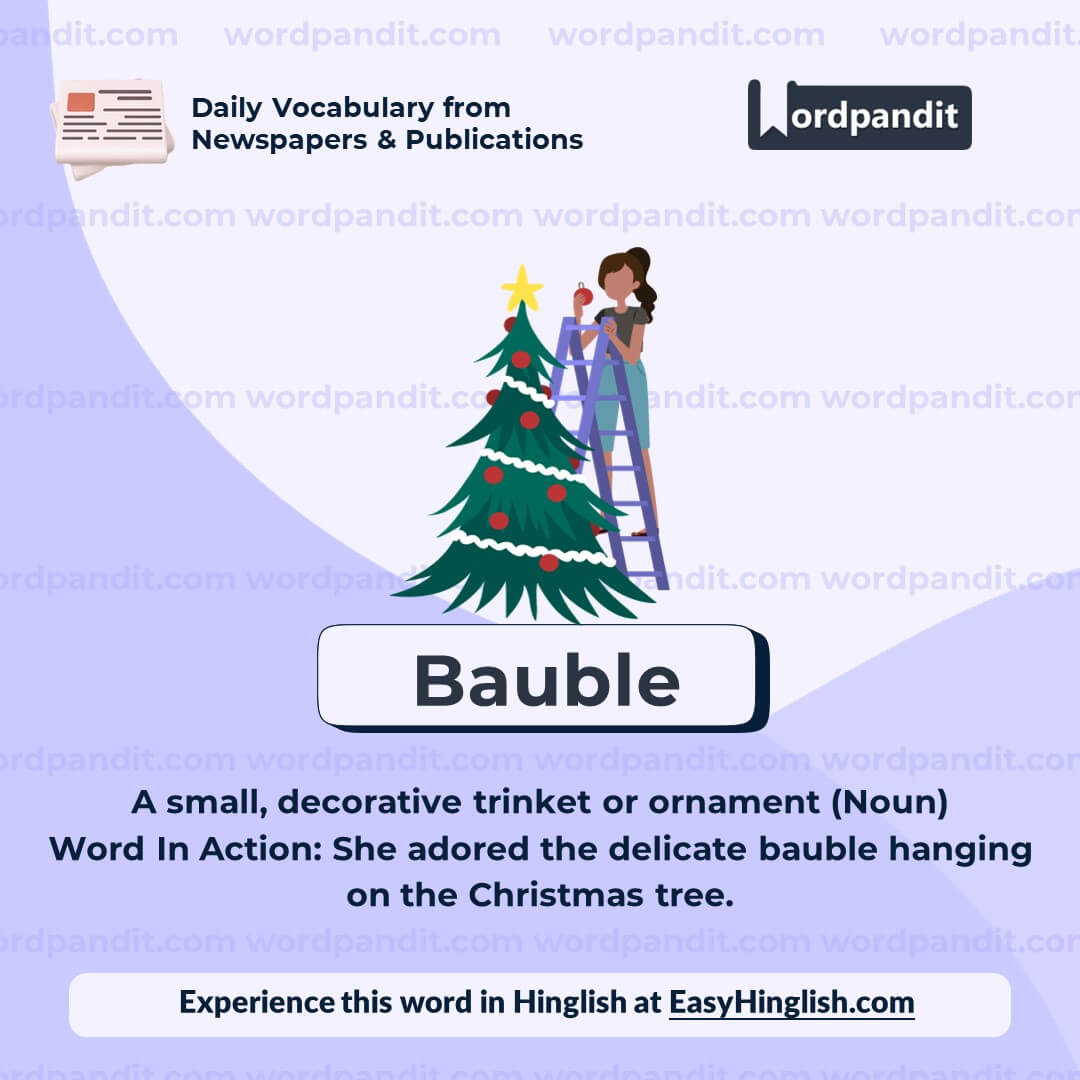 Bauble Vocabulary Post