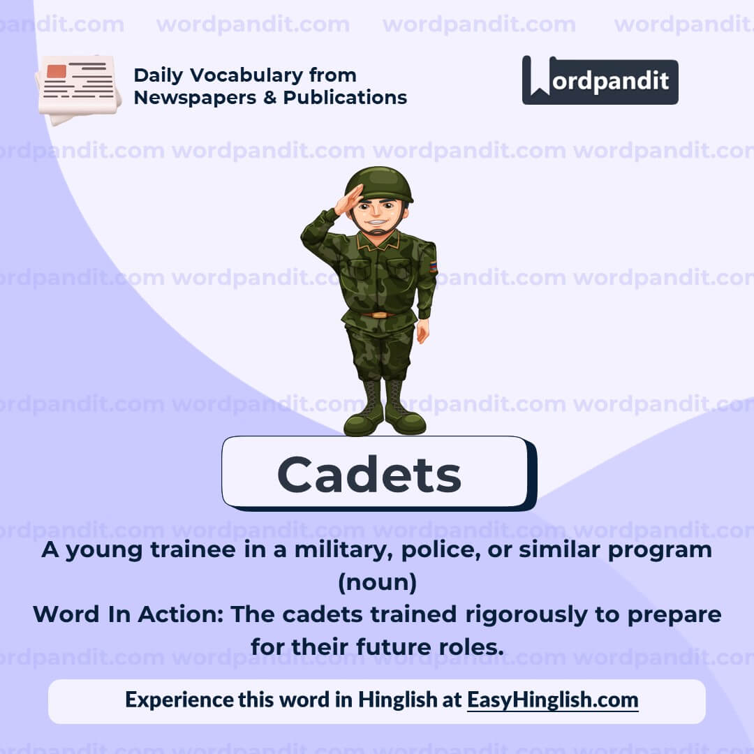 Cadets Vocabulary Post