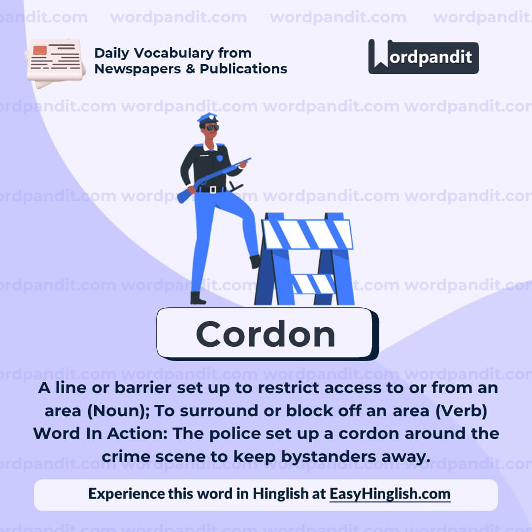 Cordon Vocabulary Post