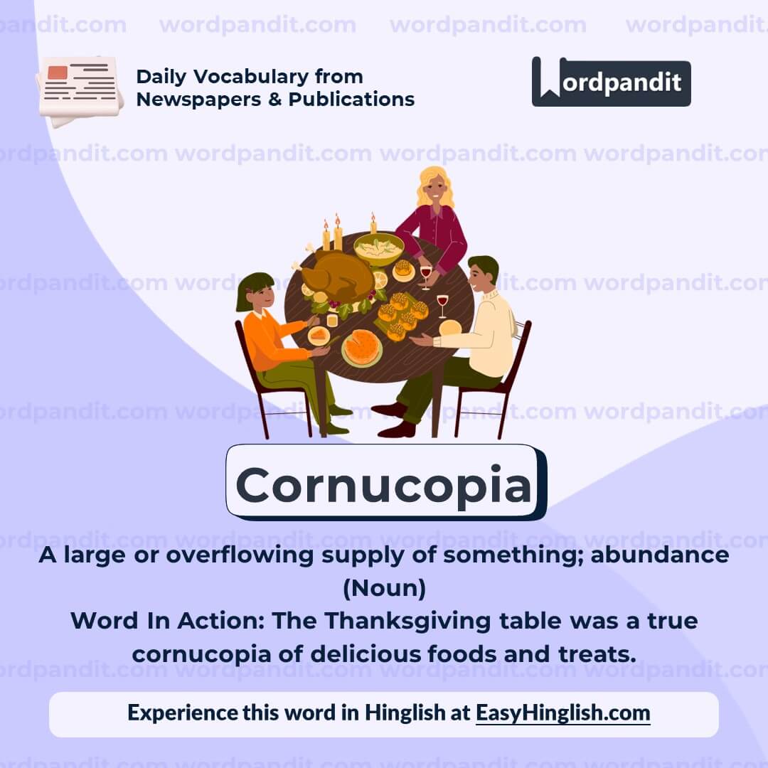 Cornucopia Vocabulary Post