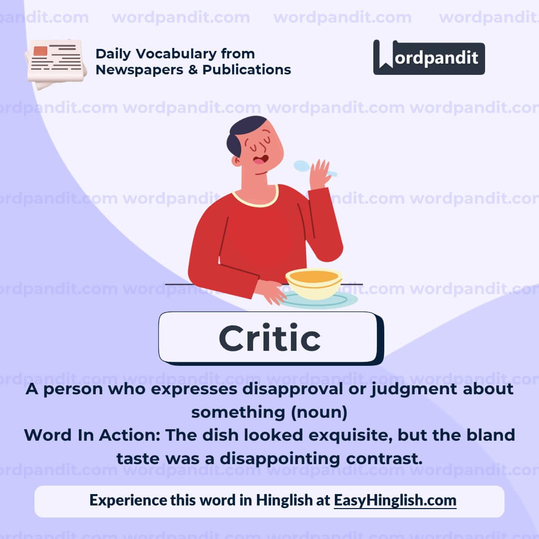 Critic Vocabulary Post