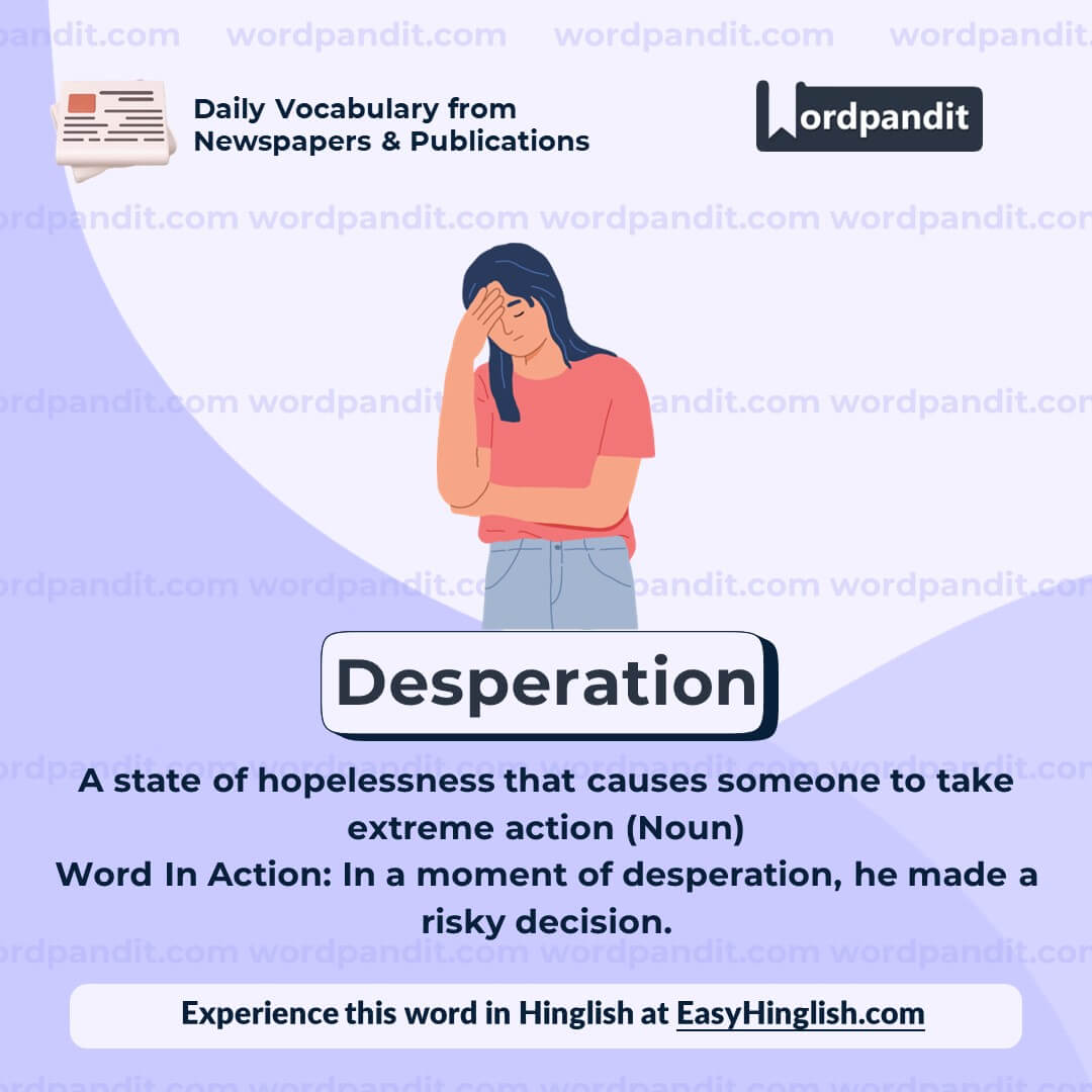 Desperation Vocabulary Post