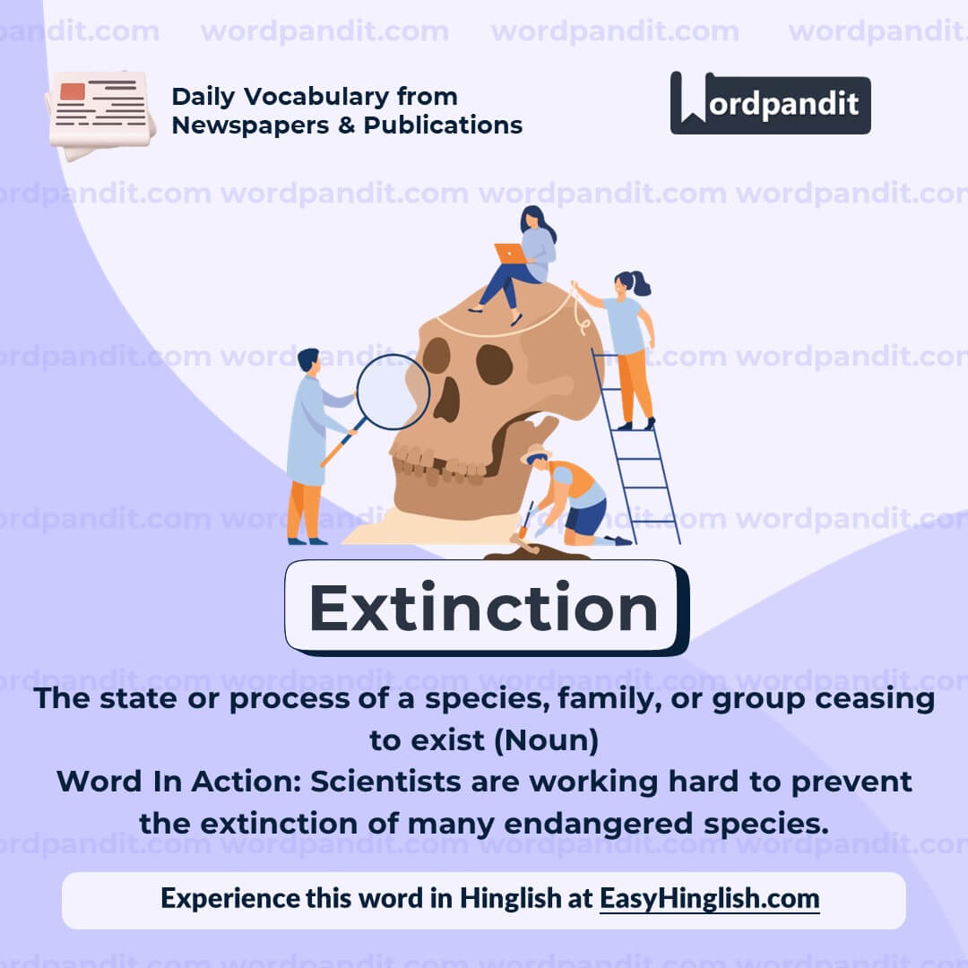 Extinction Vocabulary Post