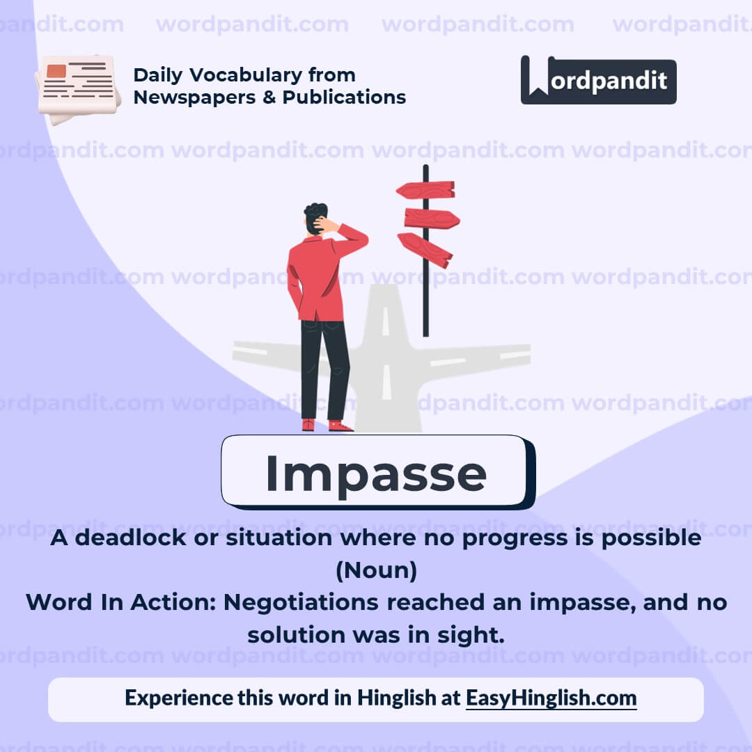 Impasse Vocabulary Post