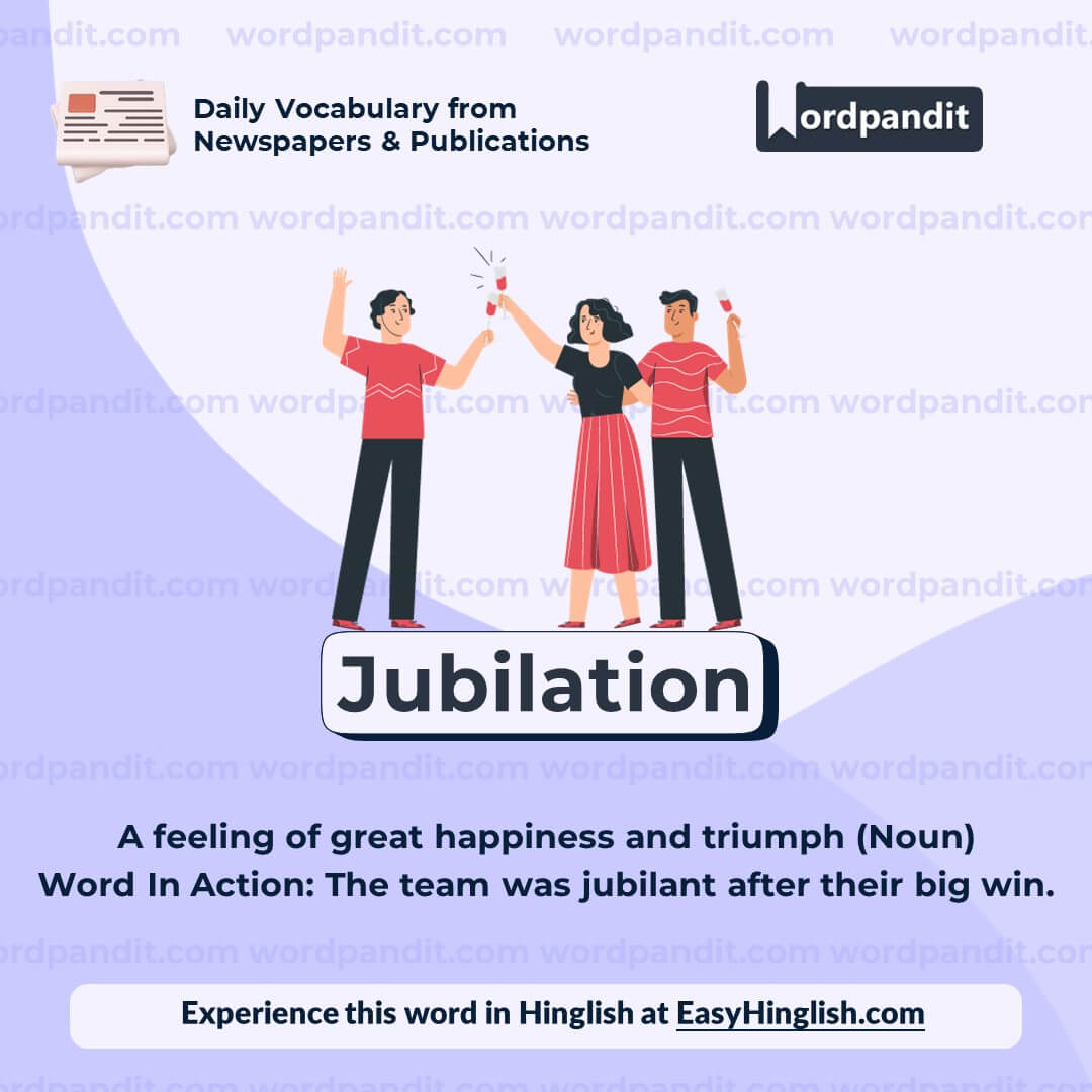 Jubilation Vocabulary Post
