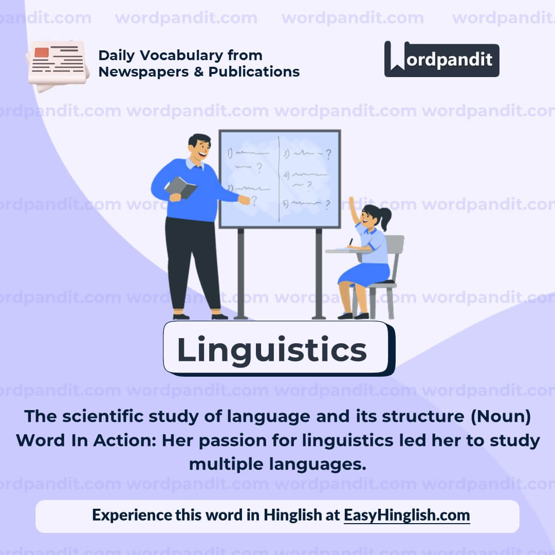 Linguistics Vocabulary Post