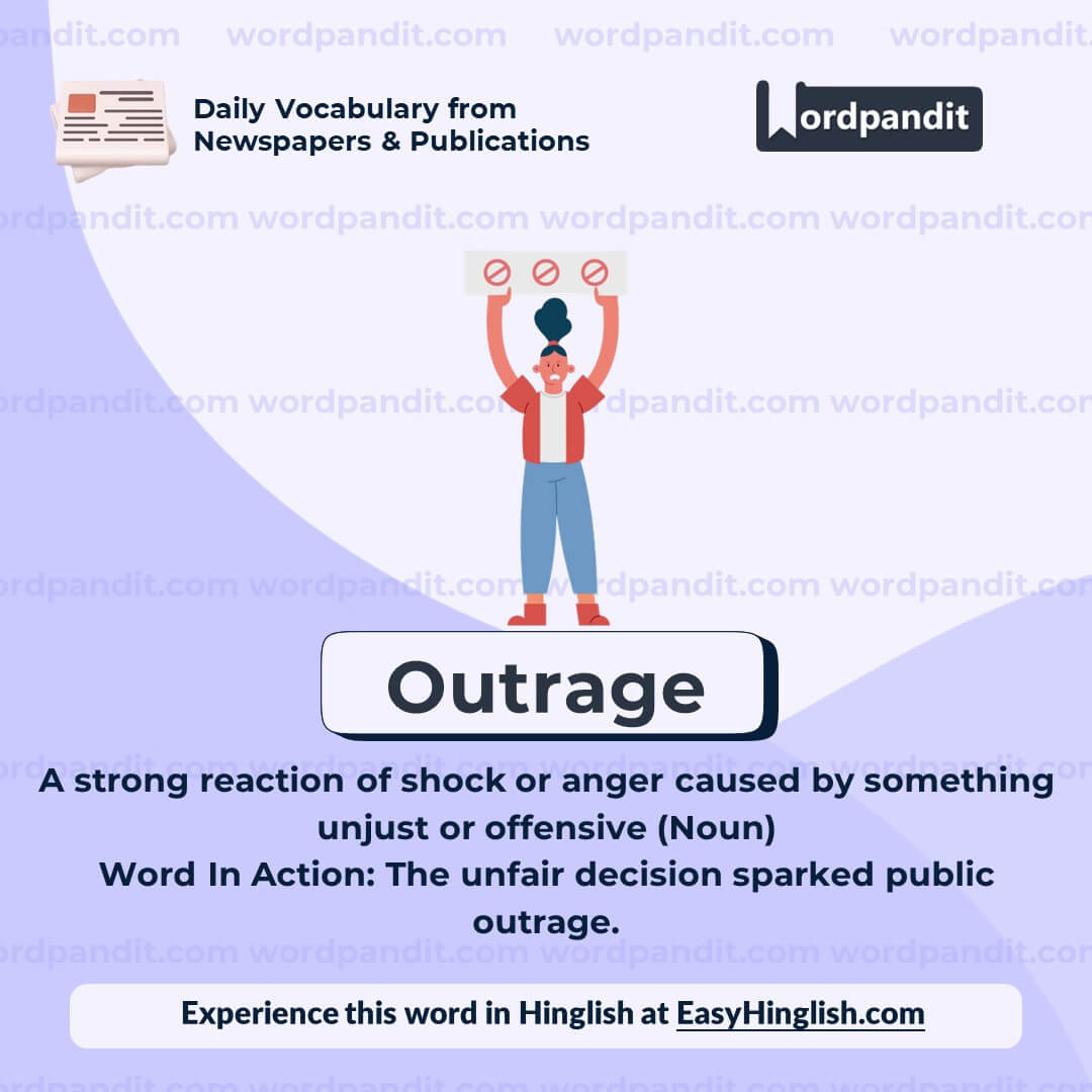 Outrage Vocabulary Post Outrage Vocabulary Post