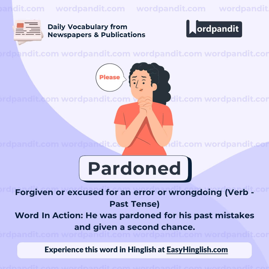 Pardoned Vocabulary Post