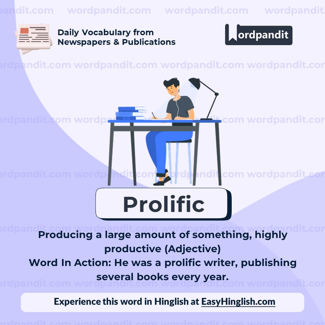 Prolific Vocabulary Post