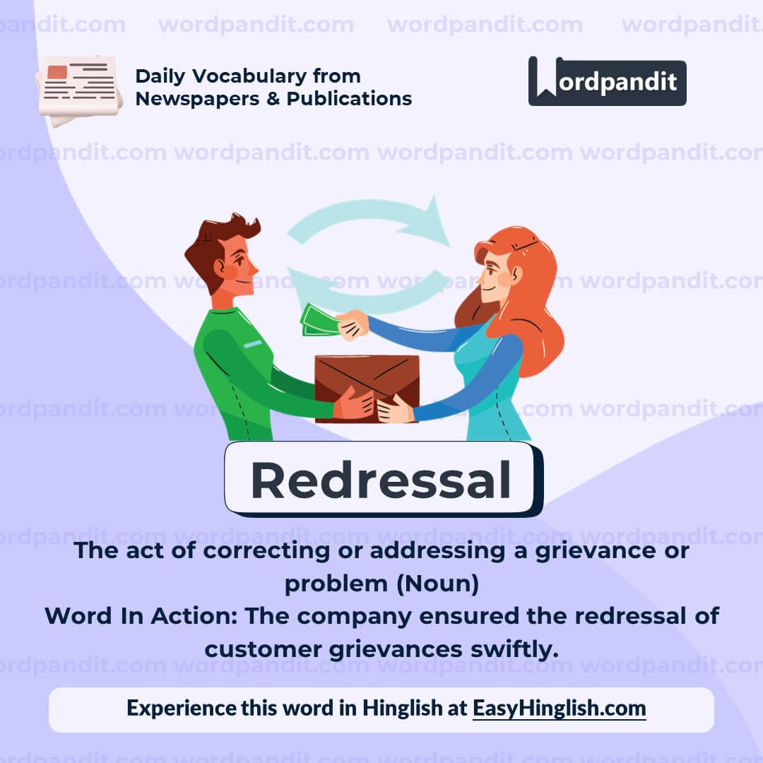 Redressal Vocabulary Post