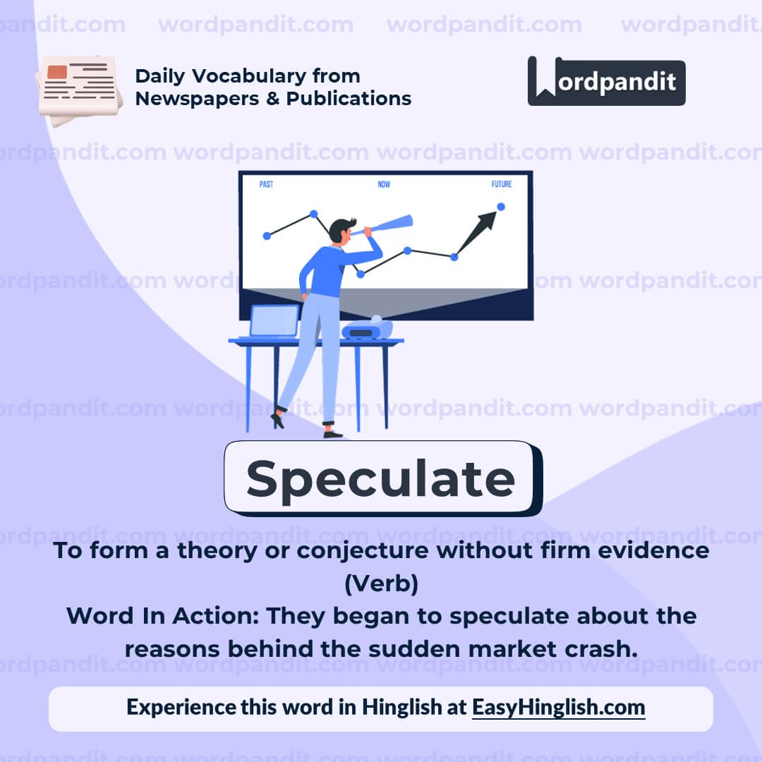 Speculate Vocabulary Post