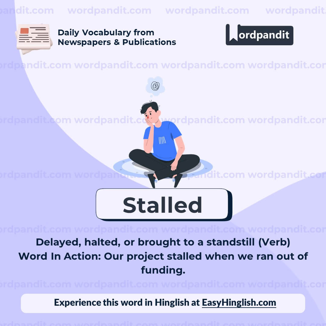 Stalled Vocabulary Post