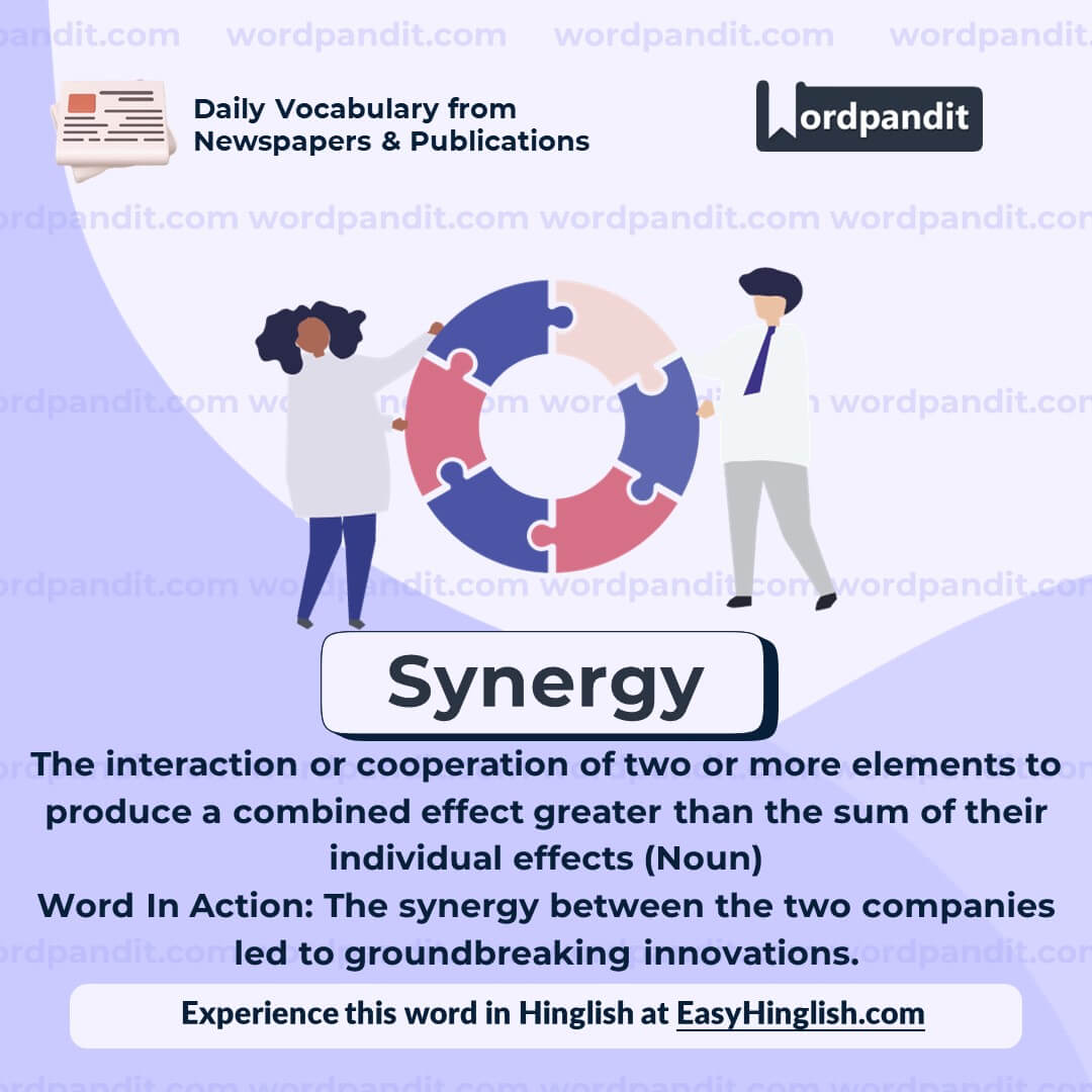 Synergy Vocabulary Post Synergy Vocabulary Post