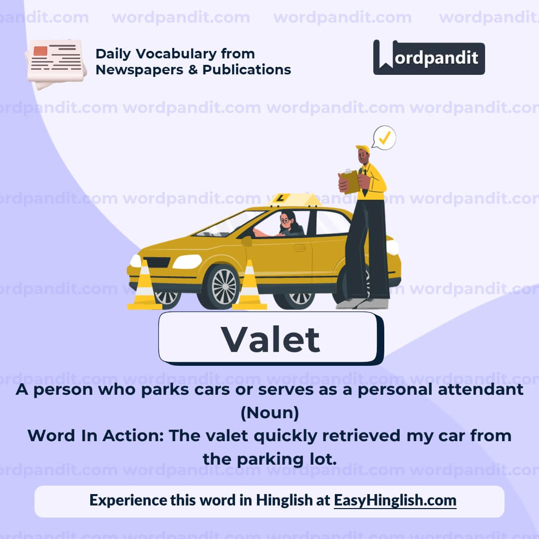 Valet Vocabulary Post